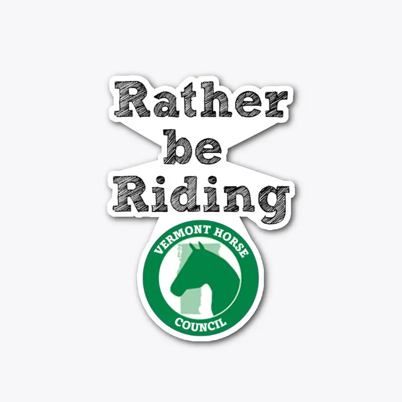 Rather be Riding - Vermont Horse Council